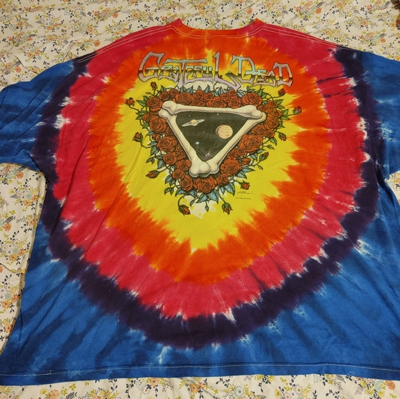 Grateful Dead Space Your Face 5XL Liquid Blue Tye Dye Shirt - Picture 2 of 2